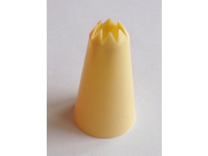 Cukrářská špička řezaná, Ø 15 mm, plast