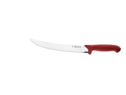 Nůž řeznický, délka ostří 25 cm, červený, provedení "PrimeLine", GIESSER