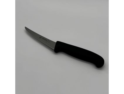 Nůž vykošťovací, délka ostří 13 cm, střední tvrdost, černý, úzké provedení, GIESSER