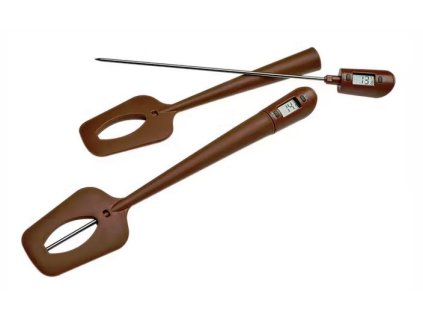 Silikonová stěrka s integrovaným teploměrem, 300 °C, 320 mm, SCHNEIDER