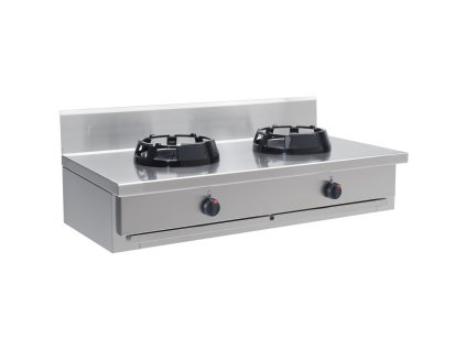Plynový WOK CASTA - 2x 14kW horáky - 1000x700x275 mm