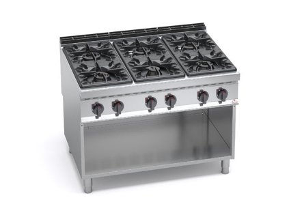 6 - Plynový sporák 53,5 kW - BERTO´S