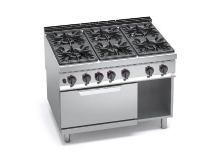 6 - Plynový sporák s plynovou rúrou  - BERTO´S