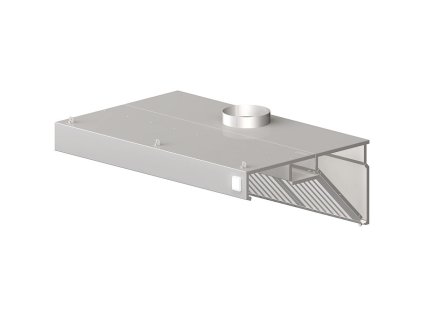 Nástenný odsávač pary - kosený 1100x700x450mm