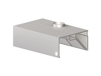 Nástenný odsávač pary - hranatý 1200x700x450mm