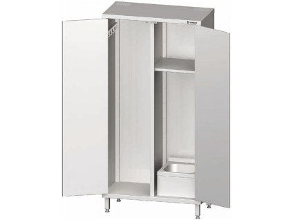 Dvojdverová skriňa so zabudovanou výlevkou - 1000x500x2000 mm