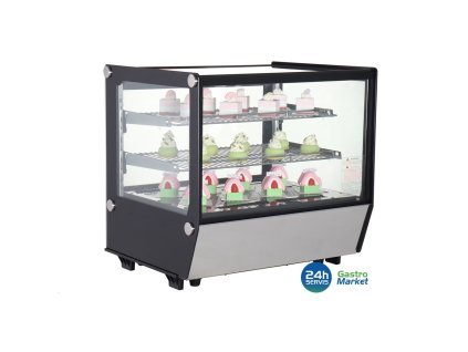 Chladiaca pultová vitrína 120l - hranatá
