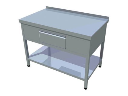 Pracovný stôl s krytovanými zásuvkami GN1/1