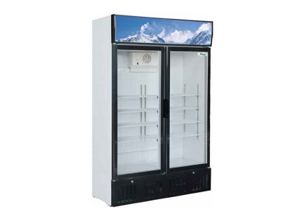 Presklená chladnička na nápoje Forcar 620 l