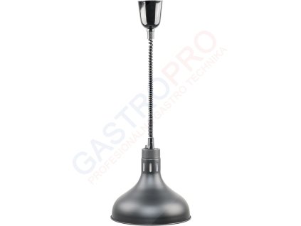 Ohrevná lampa Stalgast čierna / 290 mm