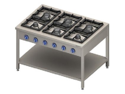 Plynovy sporak STALGAST ECO 900 / 36,5 kW