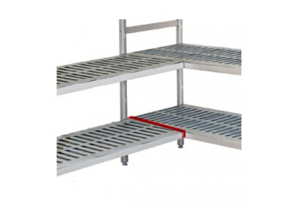 Rohový úchyt k regálovému systému ORU-500