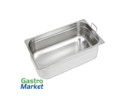 STALGAST® ECO GN nádoba 1/1 s úchytmi, nerez AISI 201, hĺbka 100 mm, 14 l