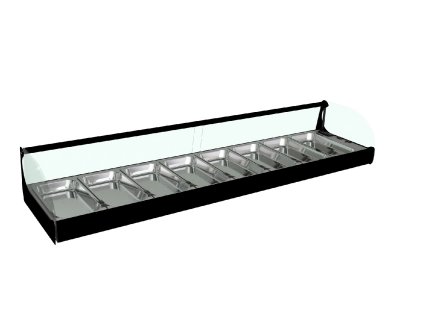 Pultová chladiaca vitrína IRONR 8