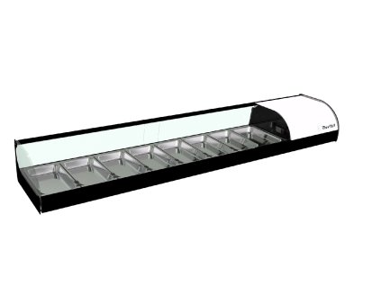 Pultová chladiaca vitrína IRON 8