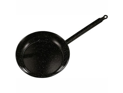 LA IDEAL - Plytká panvica zo smaltovanej uhlíkovej ocele s rukoväťou - Ø Cm 32