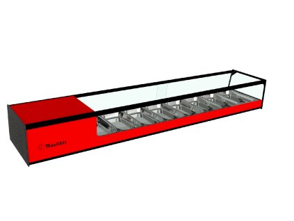 Pultová chladiaca vitrína CUB8