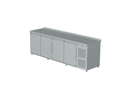 4-dverový chladiaci stôl na nápoje - 960 l