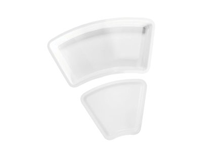 Zakrivená nádoba melamínová 330x265x65 mm