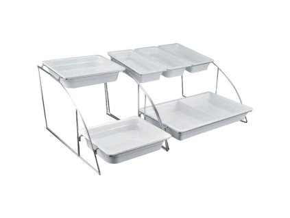 GN 1/1 Stojan na kontajnerový systém - Nerezová oceľ