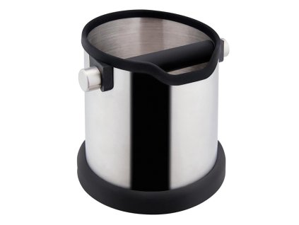 Knock box - Nerezová oceľ / Silikón -  17 cm v 17,5 cm