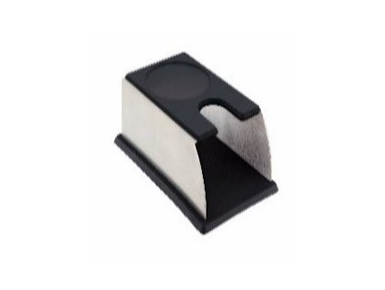 Stojan na tamper na kávu - Nerez / Silikón - 14x9 cm v 6 cm