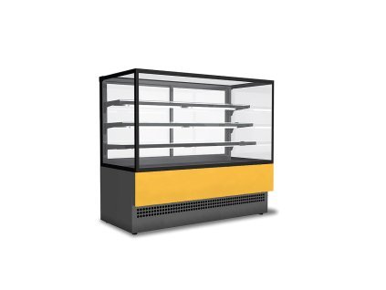 Chladiaca predajná vitrína EVOK - hranatá - 2405x763x1391 mm