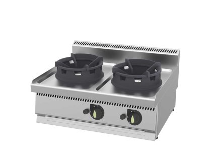 Plynový WOK GASTRO 700 - 2 horáky 21 kW