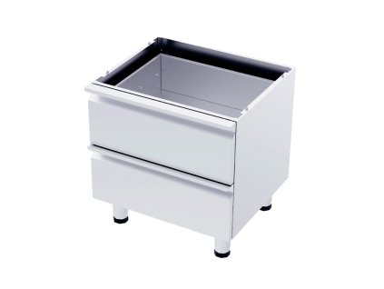 GASTRO 600 Podstavec- 2 zásuvky   -600 x 600 x 610 mm