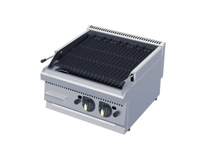 GASTRO 600 Lávový gril- plynový - bez podstavca