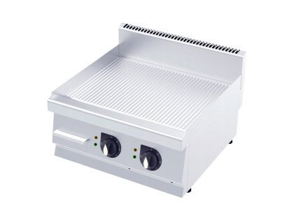 Elektrický gril 600 - ryhovaný - 600x600x290 mm
