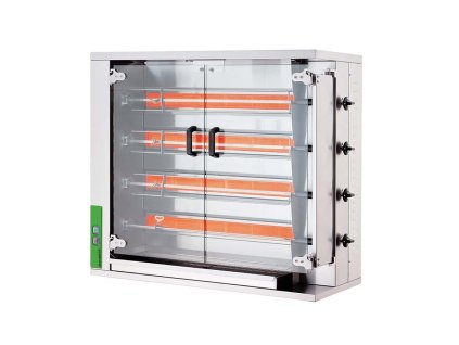 Elektrický gril na kurčatá GASTRO - 4 ražne