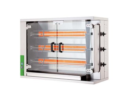 Plynový gril na kurčatá GASTRO – 3 ražne