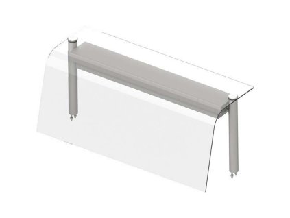 Nadstavba so sklenenou policou – ohrevné – 990 x 455 x 450 mm