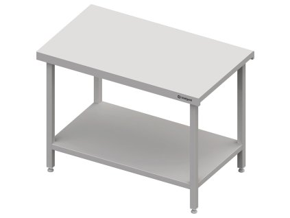 Neutrálny výdajný stôl s policou – 900x735x880mm