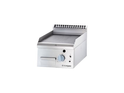 Gril plynový bez podstavca – ryhovaný – 400mm