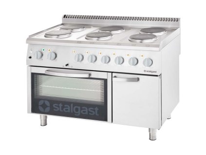 Elektrický sporák – 6 Stalgast s rúrou GN1/1