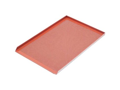 Perforovaný hliníkový plech na pečenie so silikónovým povrchom 2,0 mm - 600x400 mm