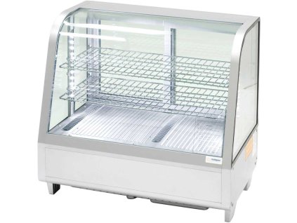 Strieborná  stolová  vitrína 100 l