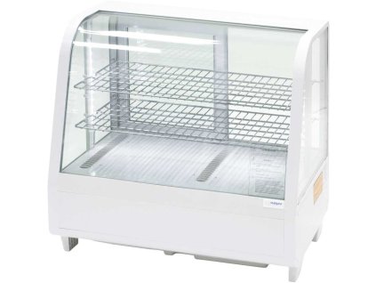 Biela stolová vitrína 100 l
