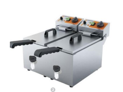 Fritéza Caterina 2x8 l