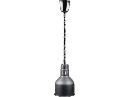 Ohrevná lampa, čierna / 175 mm