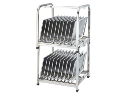 Odkvapávací regál na gastronádoby