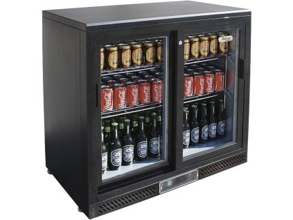 Barová podpultová chladnička 2x dvere - výška 870 mm
