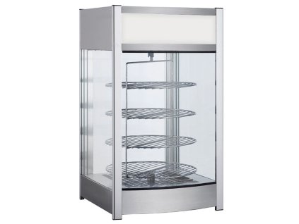 Ohrevná vitrína vysoká 97 l - 4 rotujúce police
