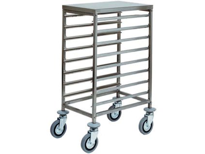 Vozík na plechy GN 1/1 s pracovnou plochou