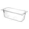 Polykarbonátová nádoba na zmrzlinu, priehľadná - 36x16,5x12 cm