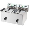 Stolová fritéza FIMAR 2 x 10 litrov - 2x 6kW - s výpustným ventilom