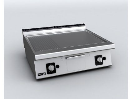 Fagor FT-E710 C L+R Elektrická opékací plotna s termostatickým ventilem a chromovanou povrchovou úpravou