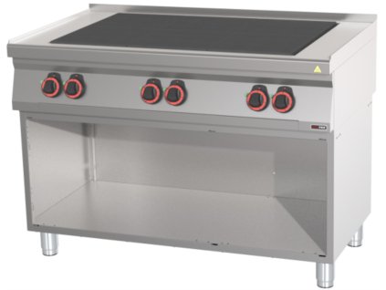 REDFOX Elektrický sporák 6 zón - SPL 70/120 E s podestavbou
